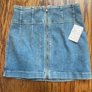Free People Denim Skirt
